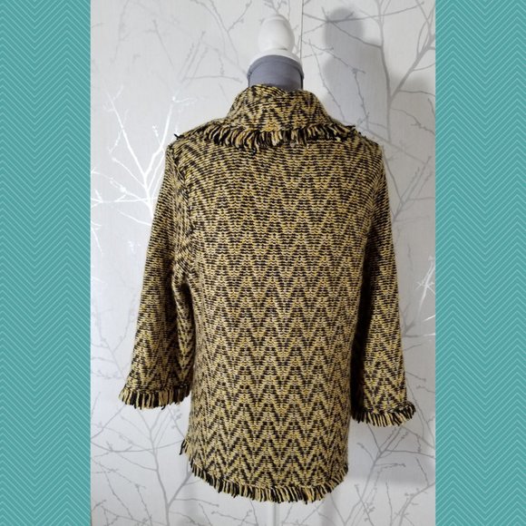 Attitude Chunky Knit Acrylic Alpaca Blend Cardigan - Picture 4 of 5